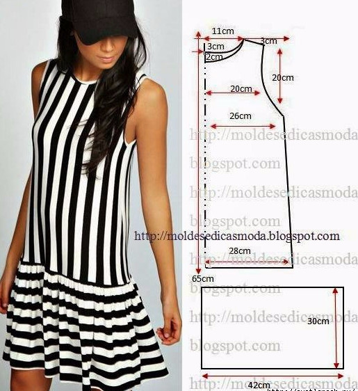 Летние платья и сарафаны с простыми выкройками Летние платья и сарафаны с простыми выкройками