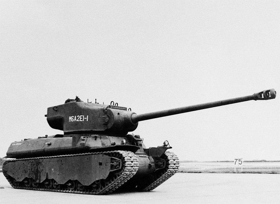 ​Heavy Tank M6A2E1, судорожная попытка быстро построить тяжёлый танк. Кстати говоря, стоявшая на нём башня является исходной башней Heavy Tank T29 - Финиш со знаком вопроса | Warspot.ru