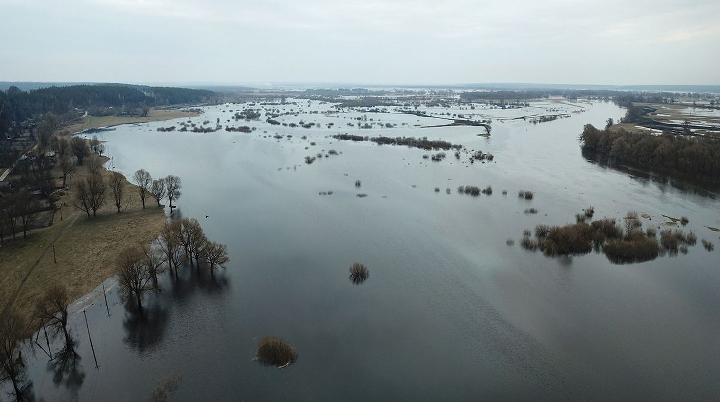 В Черниговской области половодье Десны оставило села без переправы