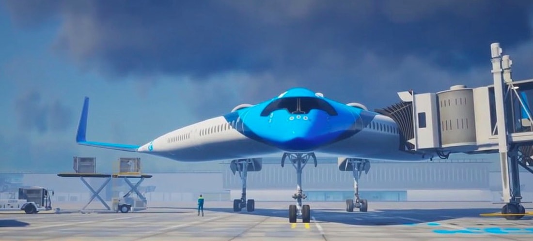 Студент придумал самолет в форме буквы V. Авиакомпания KLM оплатит его создание Авиация