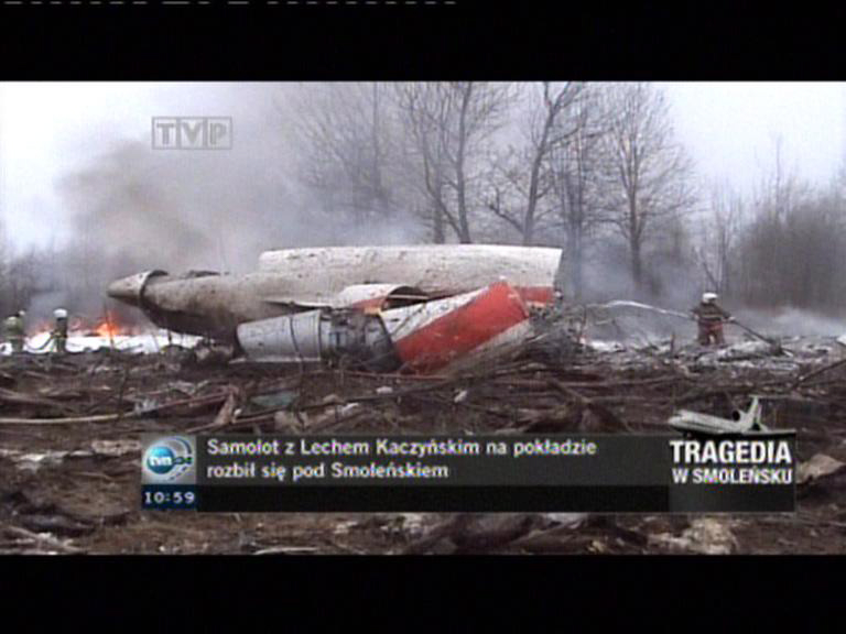 Взрыва на борту самолёта президента Качиньского не было. Прокуратура Польши сняла с России подозрения