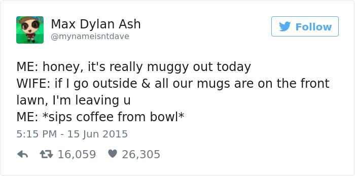 Husband Tweets
