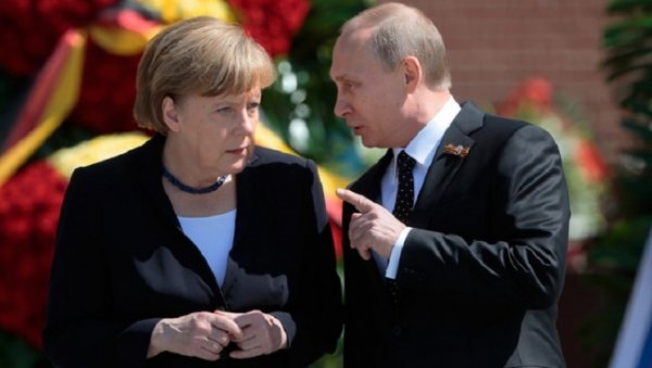 Владимир Путин не оставил шансов Ангеле Меркель
