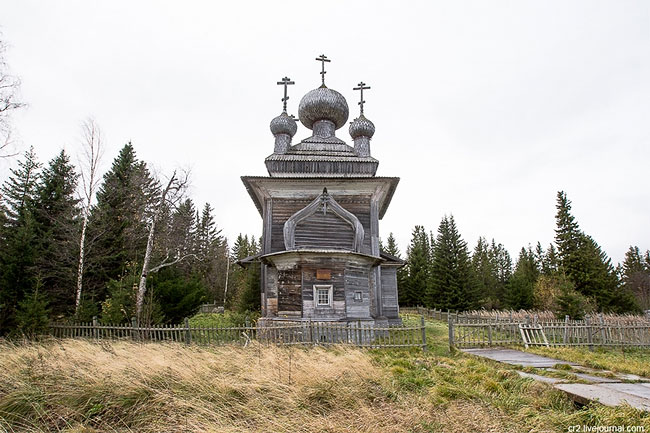 Уникальные древние деревянные церкви Карелии