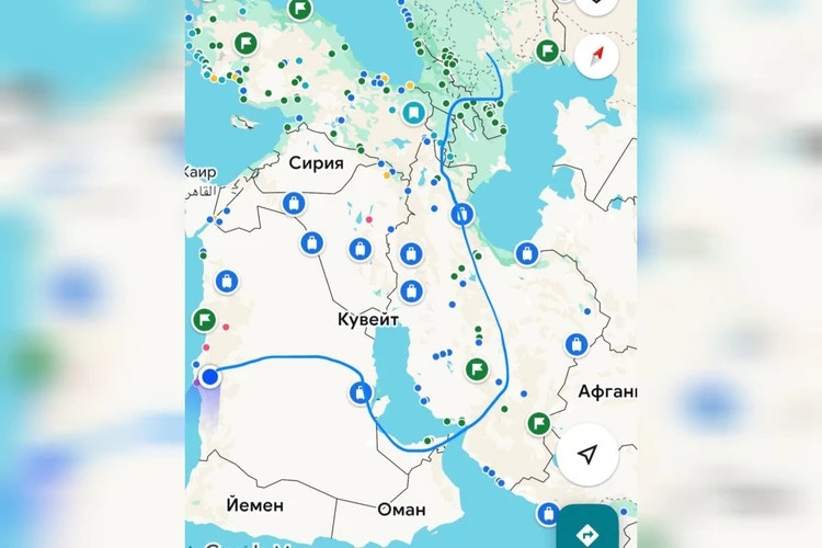 Дорога в Мекку составила около шести тысяч километров. Фото: предоставлено героем публикации