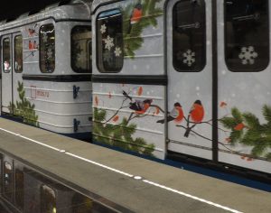 Новогодний поезд можно будет увидеть на станции «Проспект мира». Фото: Антон Гердо, «Вечерняя Москва»