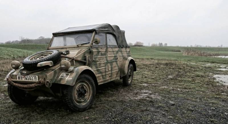 Народный военный автомобиль Volkswagen Kubelwagen оружие