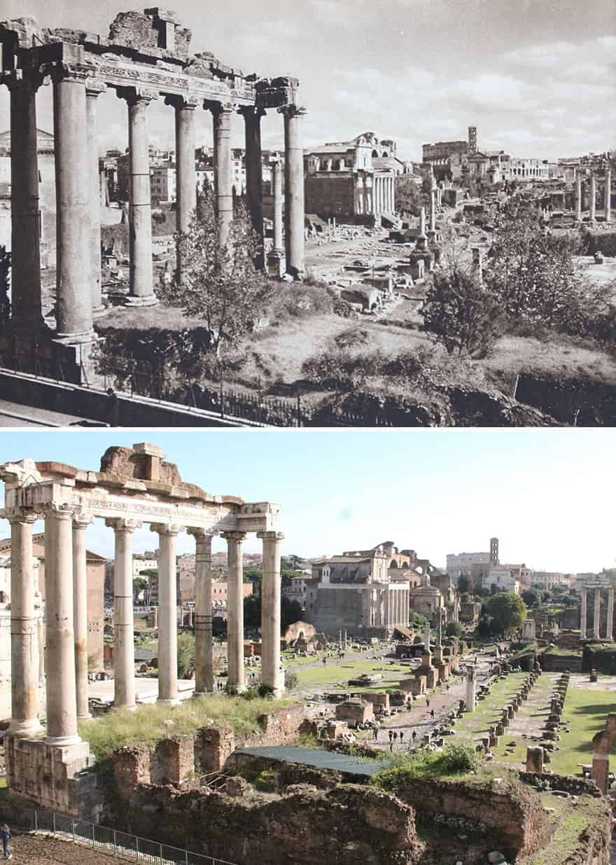 Турист показал изменения мира за 100 лет. Нашел старый фотоальбом и поехал по всем местам из фотографий фотографий, Испания, фотограф, Каспер, старую, годы Знаменитый, ракурса Находящийся, одного, сделаны, годов, Снимки, Венеция, Риалто, годы Мост, Андалусии, кукол, городок, Потес, Карлов, забор Небольшой