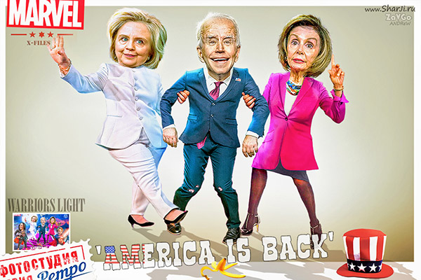 Политическая карикатура на США