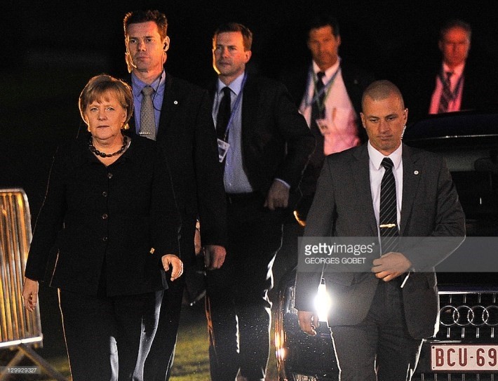 Ангела Меркель и департамент SG охрана, президенты