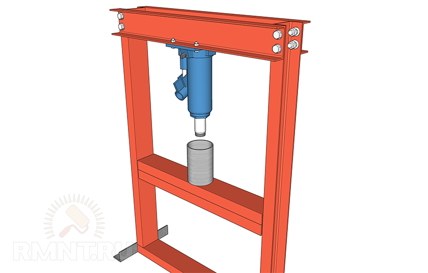Из чего сделать цилиндр для пресса