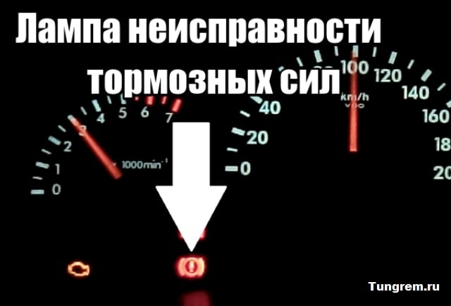 Лампа тормозных сил Калина