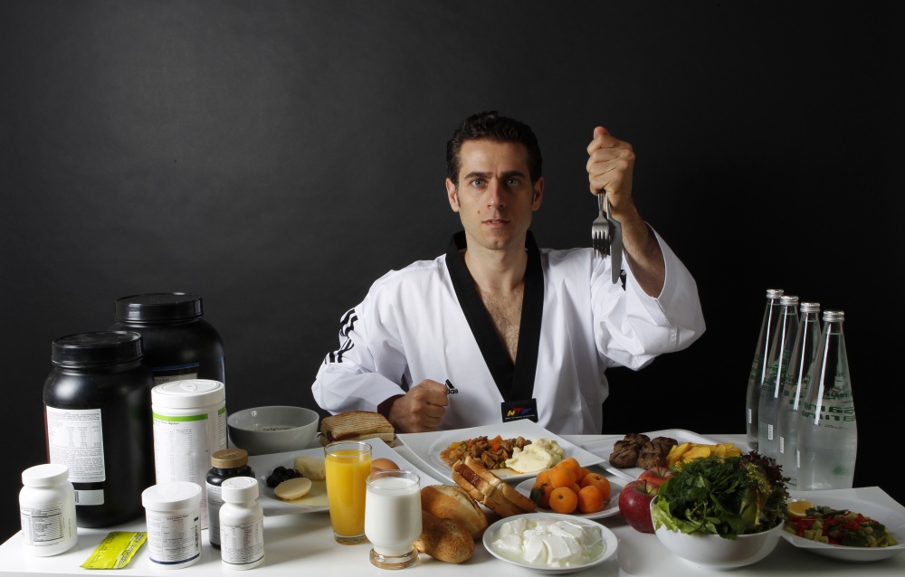 Завтрак, обед и ужин настоящего олимпийского чемпиона