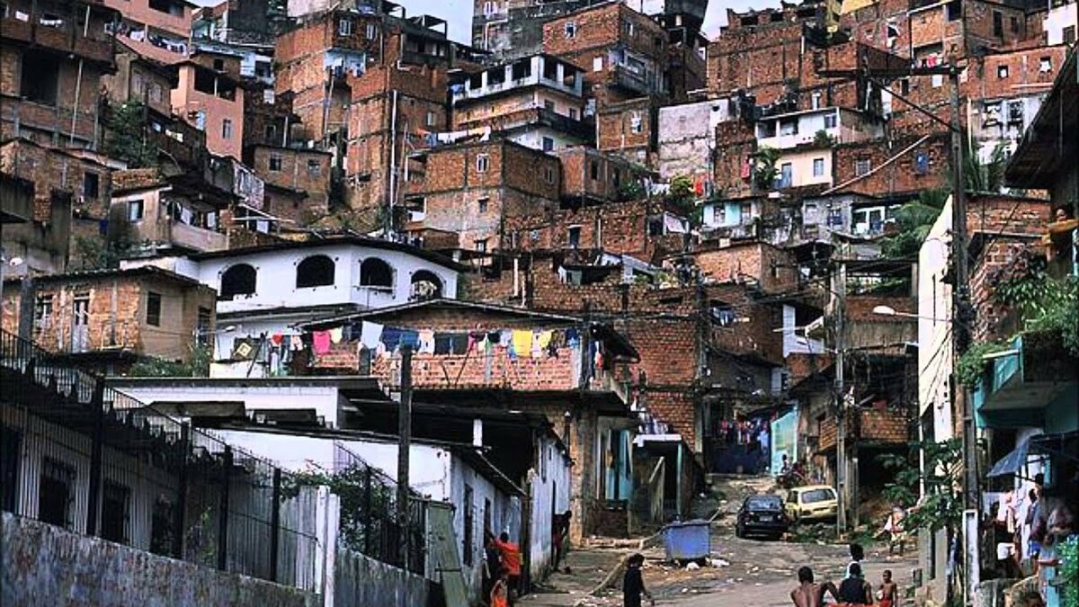 Типичный жилой район Мехико. 