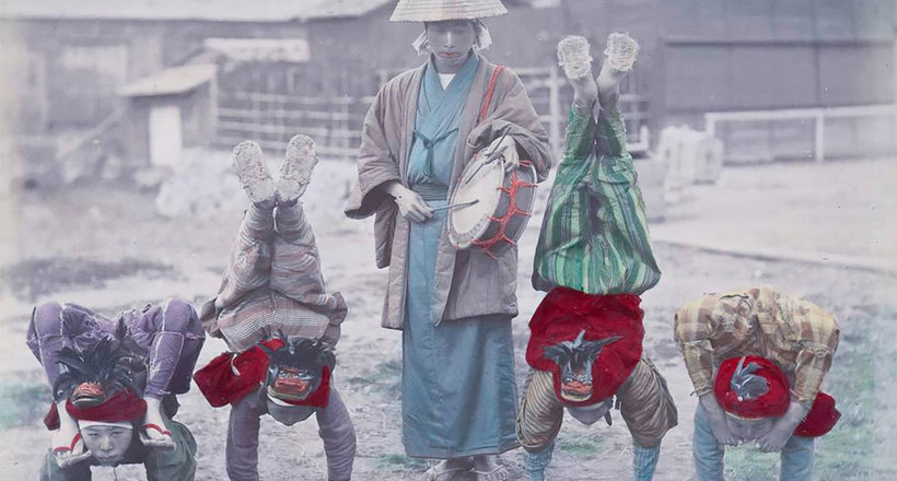 Потрясающие цветные изображения о жизни в Японии 1890-х