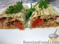 Фото к рецепту: Домашняя шаурма