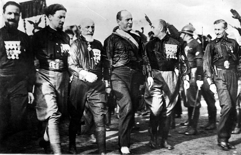 «Марш на Рим» Бенито Муссолини и становление в Италии фашистской диктатуры история