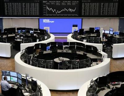 The German share price index DAX graph is pictured at the stock exchange in Frankfurt, Germany, May 10, 2021. REUTERS/Staff