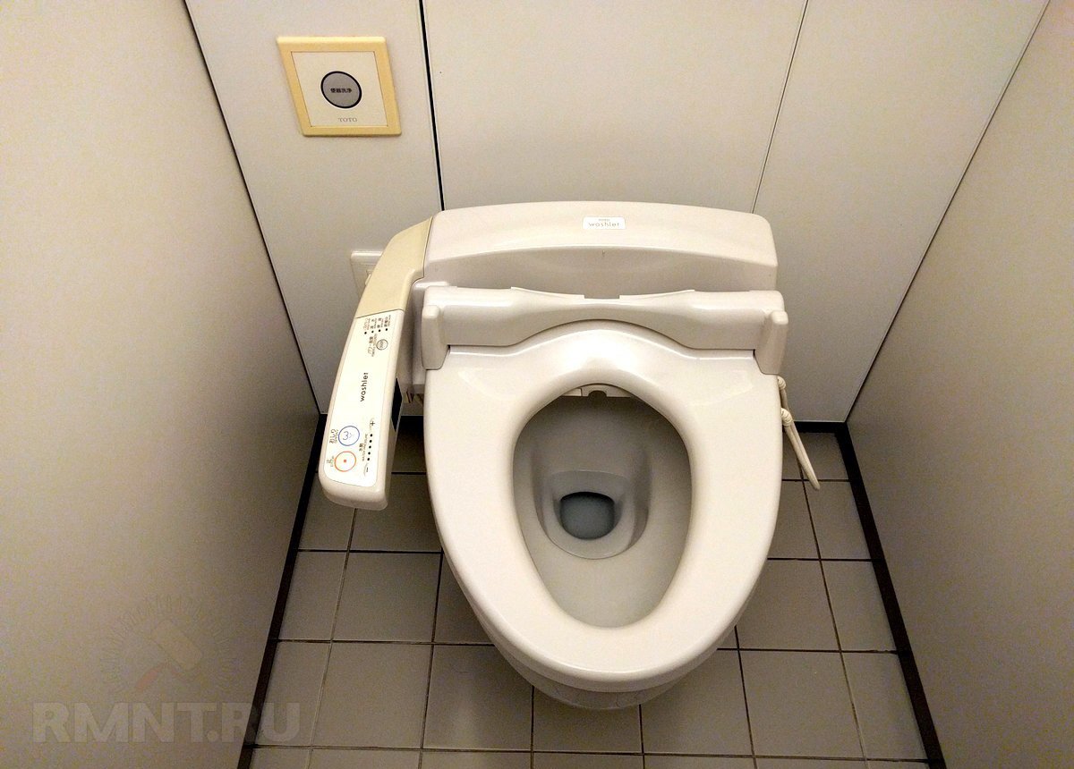 Японский hi-tech туалет