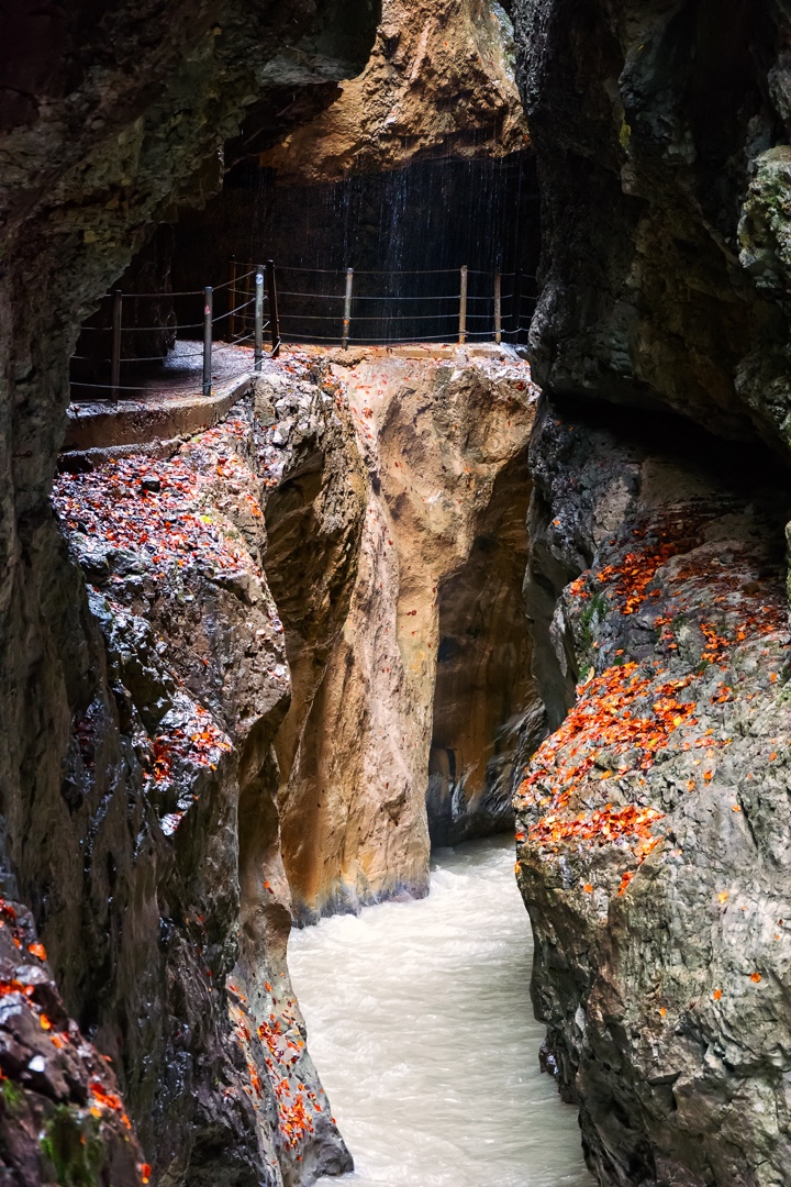 Ущелье Партнахкламм. Бавария.