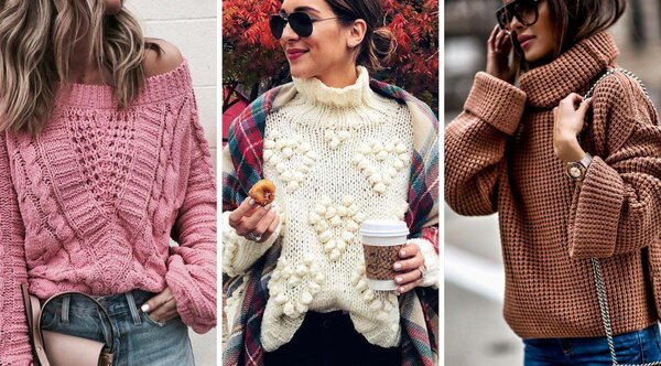 Модные свитера,джемперы и кофты 2019-2020: тренды, с чем носить, фото-подборка