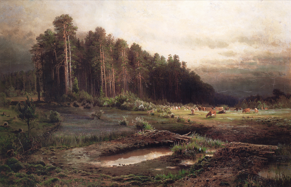 * "Лосиный остров в Сокольниках", 1869, 62×88 см