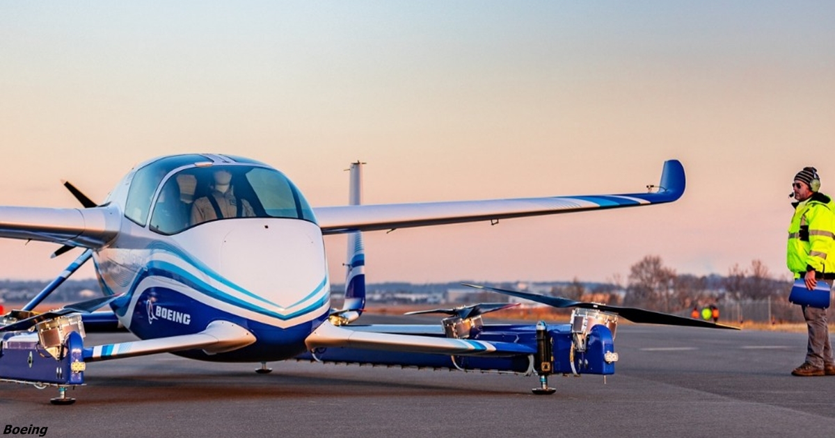 Boeing сделал первый летающий автомобиль. Он автономный, будет как такси