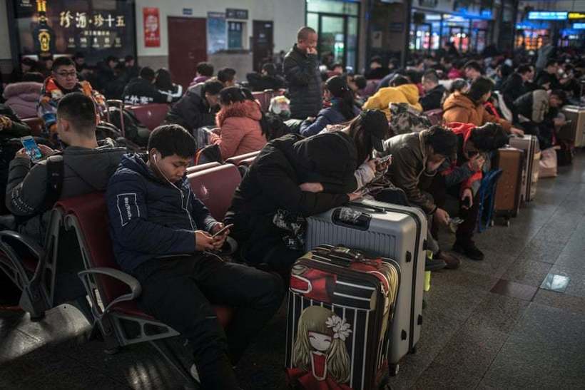 Великое перемещение людей: как китайцы едут на Новый год Великое перемещение людей: как китайцы едут на Новый год интересное