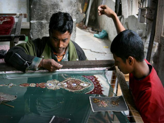 Шейх Шамсуддин - величайший мастер индийской вышивки вышивка, шейх шамсуддин