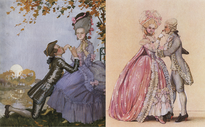 Утончённое рококо, хрупкие пастушки и арлекины на картинах русского художника-эстета Константина Сомова Утончённое рококо, хрупкие пастушки и арлекины на картинах русского художника-эстета Константина Сомова