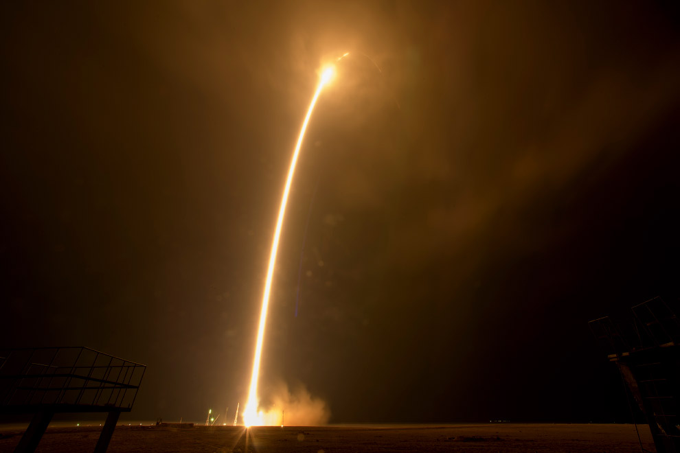 Старт космического корабля «Союз МС-12» Байконур