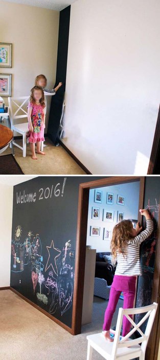 20 стильных способов обновить интерьер с помощью самоклеющейся пленки для дома и дачи,новая жизнь старых вещей