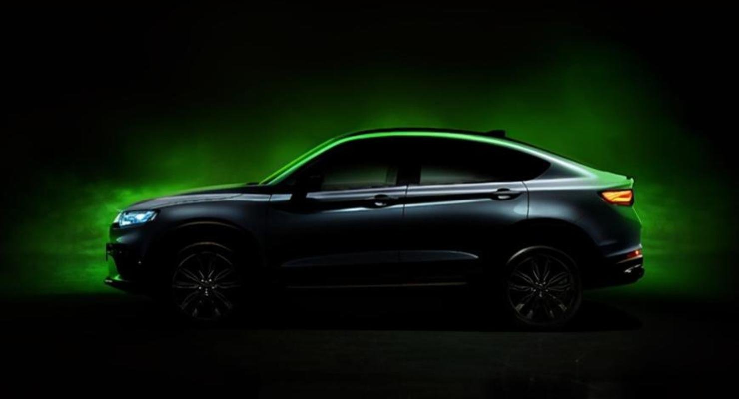 Компания Geely показала первые снимки нового кросс-купе Tugella S