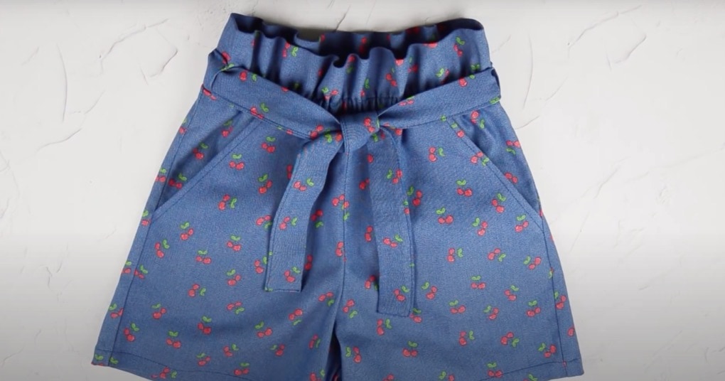 Готовые выкройки детских шорт на резинке от 1-го до 12-ти лет