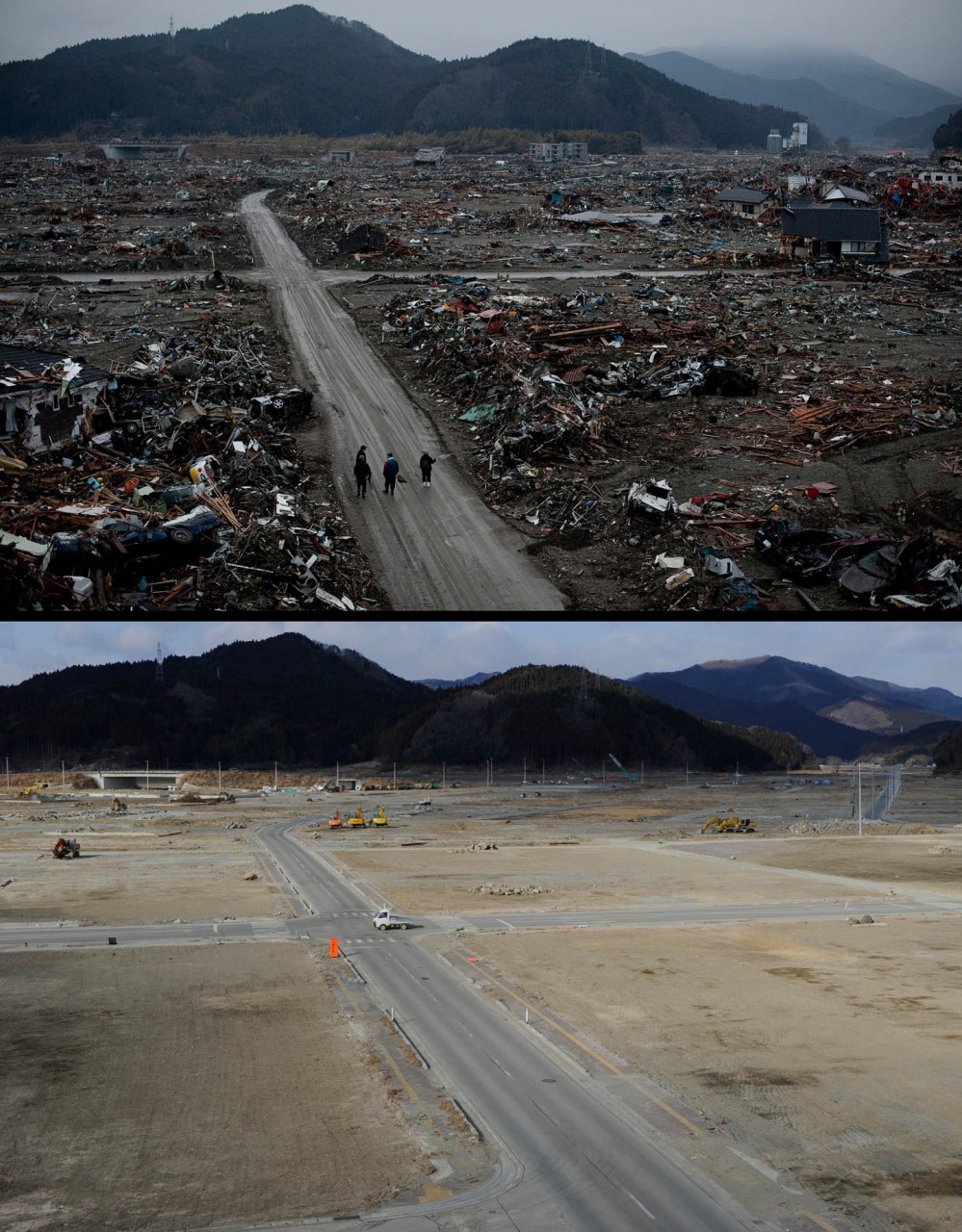 япония до землетрясения и после