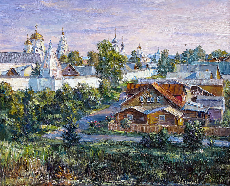  художник Колоколов Антон, Суздаль. Покровский монастырь