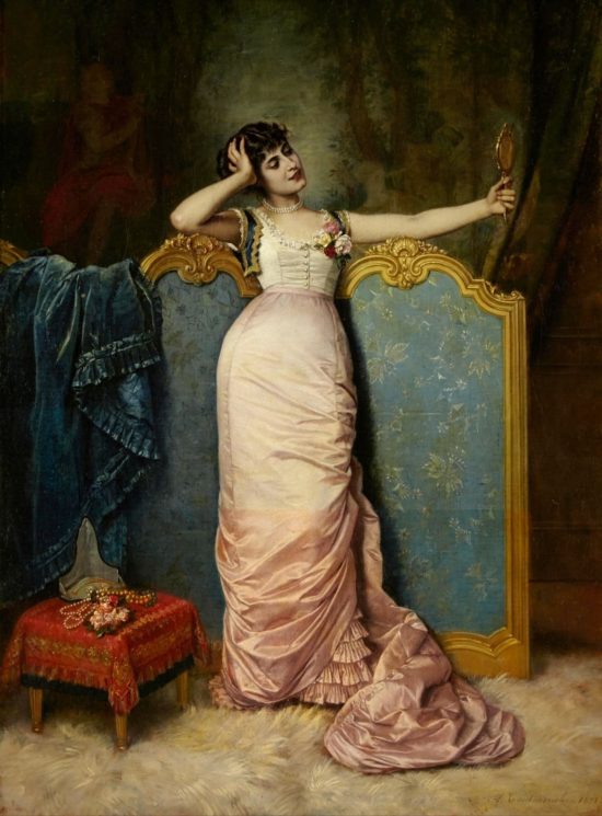 художник Огюст Тульмуш (Auguste Toulmouche) каротины - 21