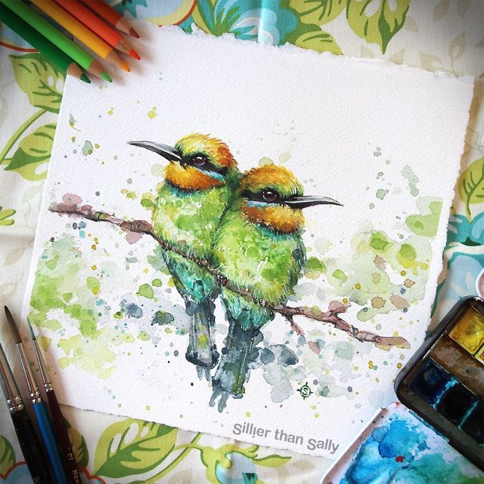 Colorful Watercolor Paintings