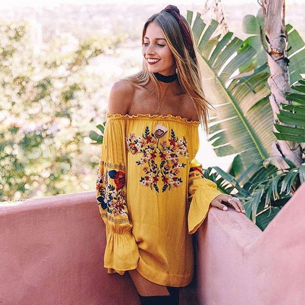 Модные платья в стиле Этно — 44 ярких варианта Модные платья в стиле Этно — 44 ярких варианта