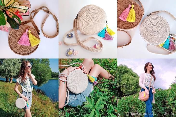 Делаем модную круглую сумочку своими руками