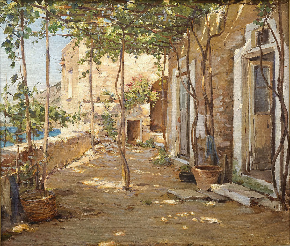 Константин Вещилов, «На Капри», 1920-е