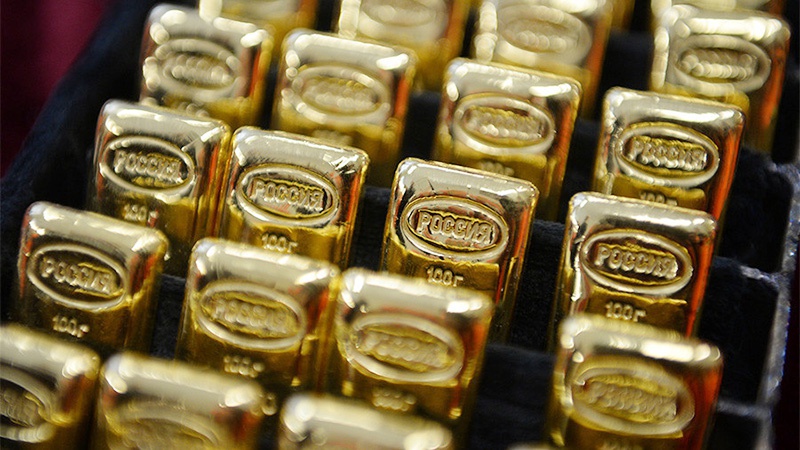 Стоимость золотого запаса России впервые превысила 100 млрд долларов.