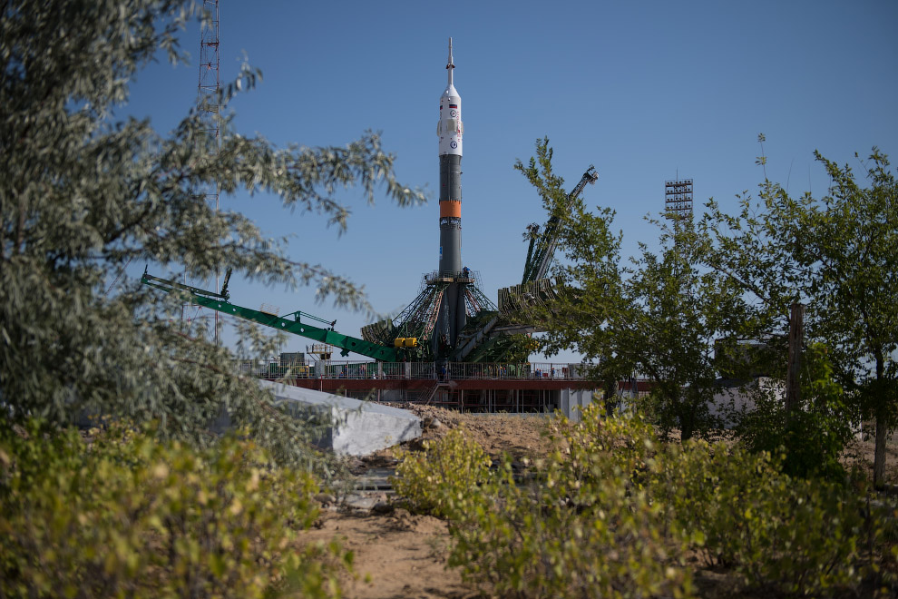 Запуск корабля «Союз МС-05» к МКС с Байконура
