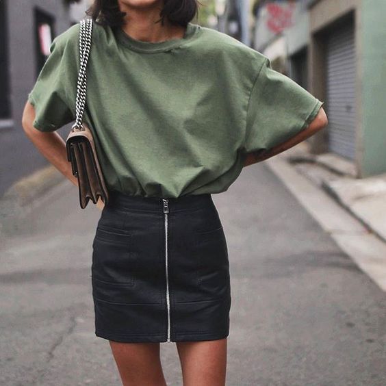 Что носить осенью 2019: кожа – главный тренд сезона мода,мода и красота,модные образы,модные тенденции,одежда и аксессуары