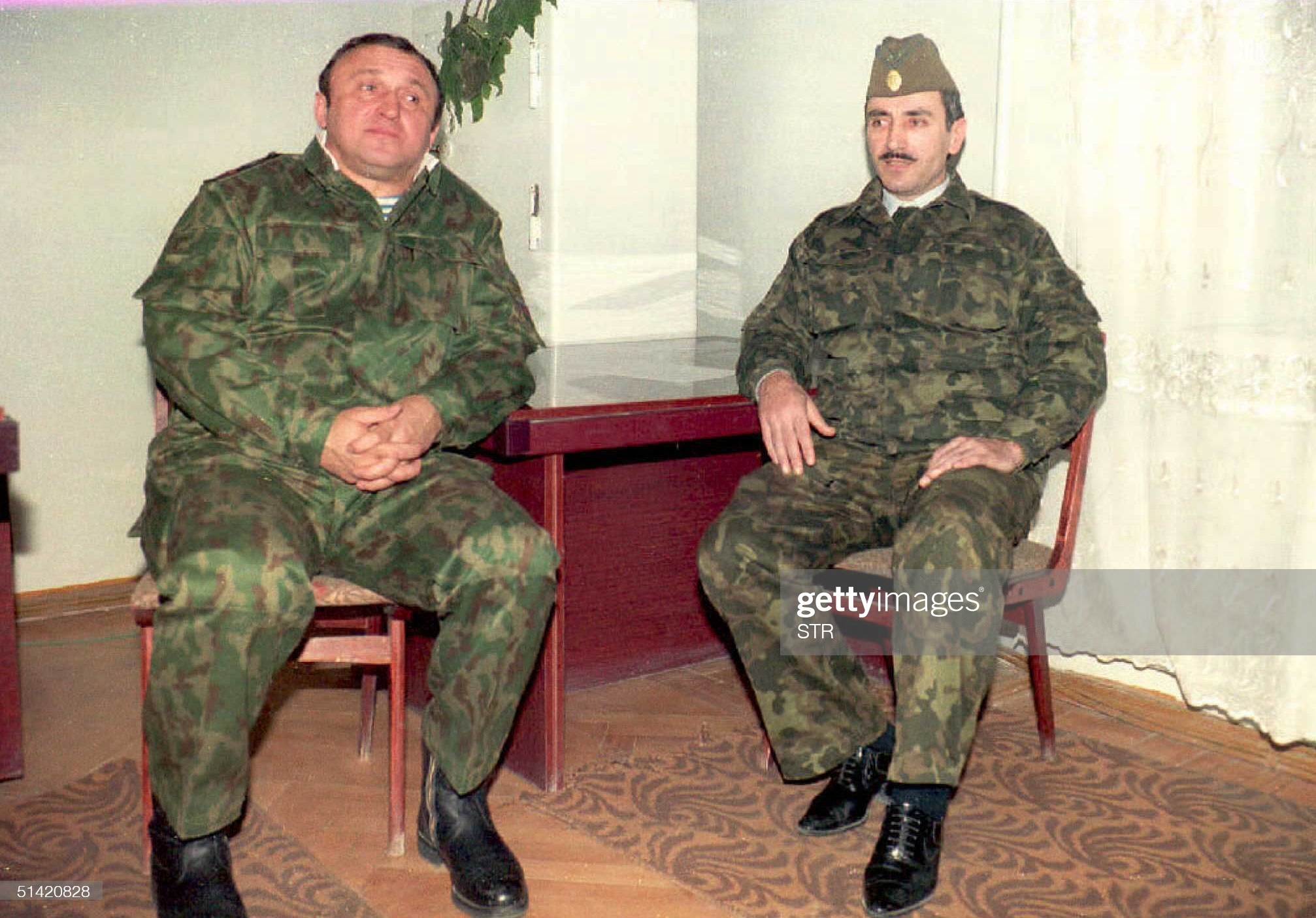 Чеченский офицер. Генерал Чечни Дудаев.