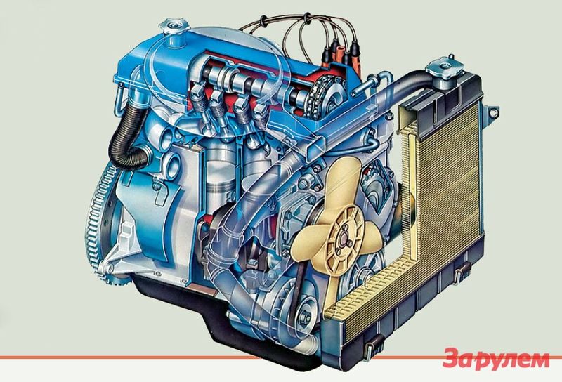 Мотор ВАЗ-2101 заметно отличался от фиатовского и довольно долго считался надежным и неприхотливым.