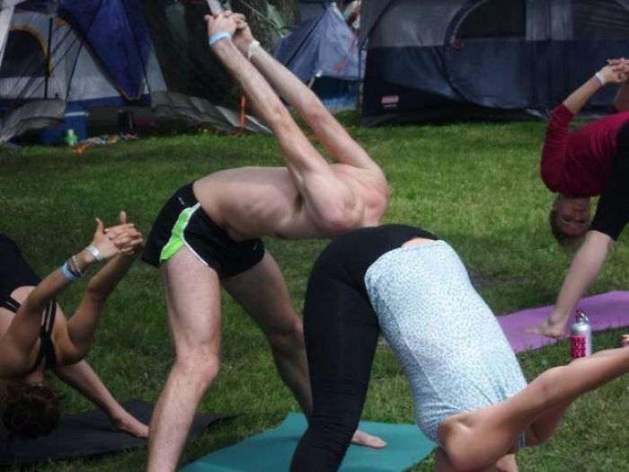 Yoga In The Park Perfect Timing