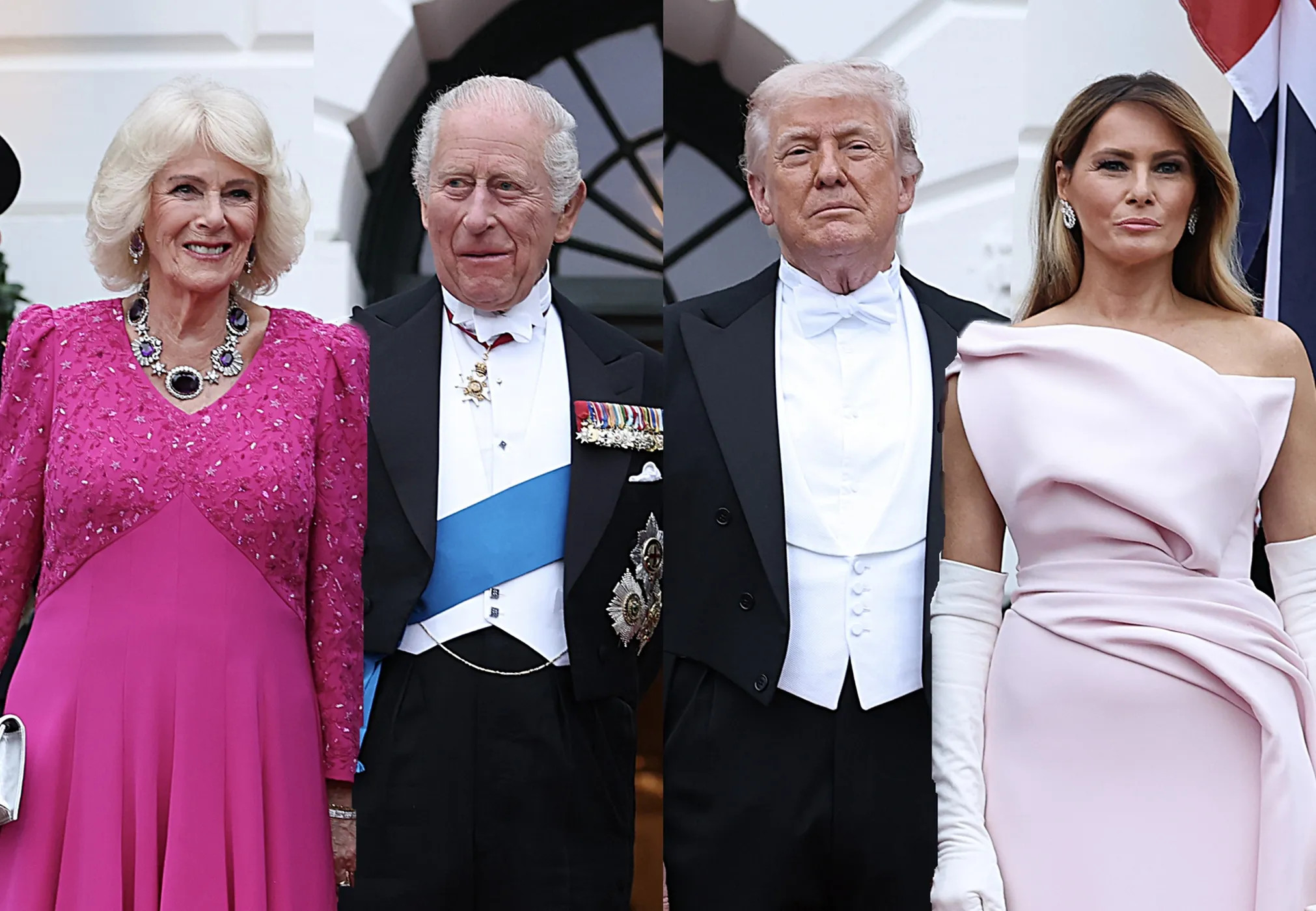 Дональд и Мелания Трамп провели ужин в Белом доме с Карлом III и королевой Камиллой
