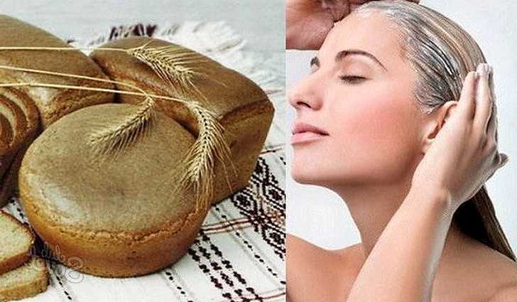 Ржаной хлеб используется для пригшотиовления маски для волос