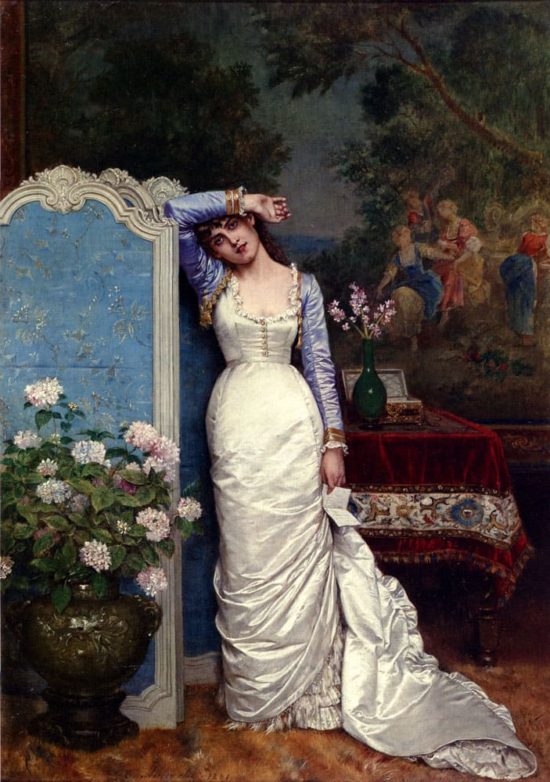 художник Огюст Тульмуш (Auguste Toulmouche) каротины - 22